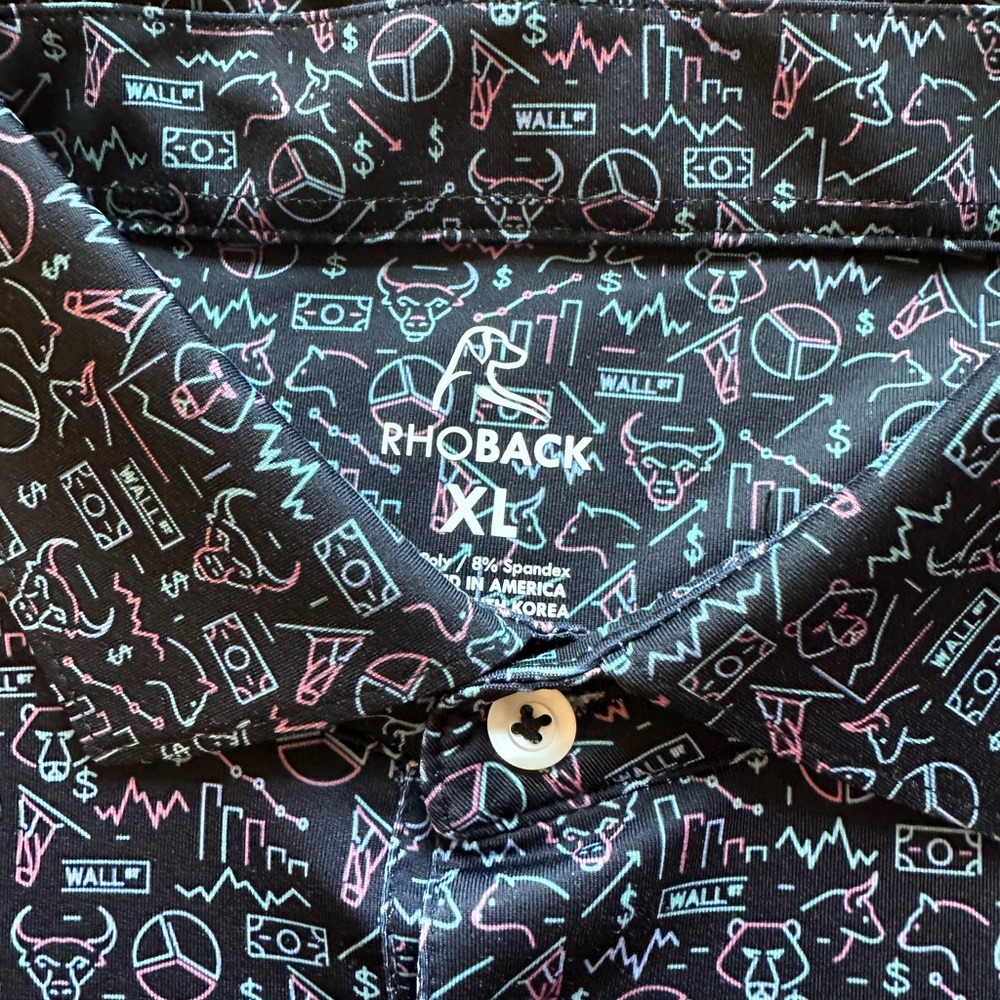 NWOT - Rhoback Buy Low Polo - XL